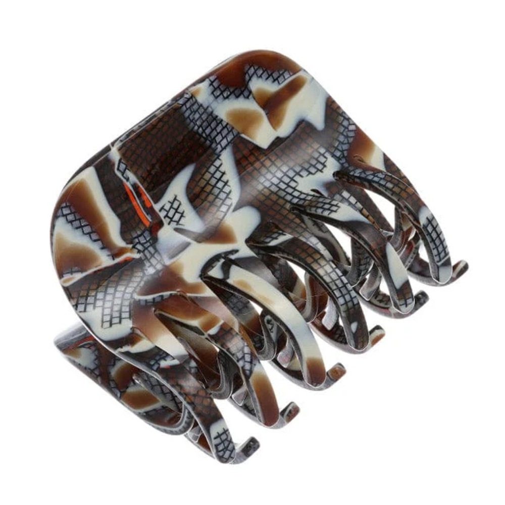 FRANCE LUXE
LARGE DOUBLE TOOTH JAW - FUDGE